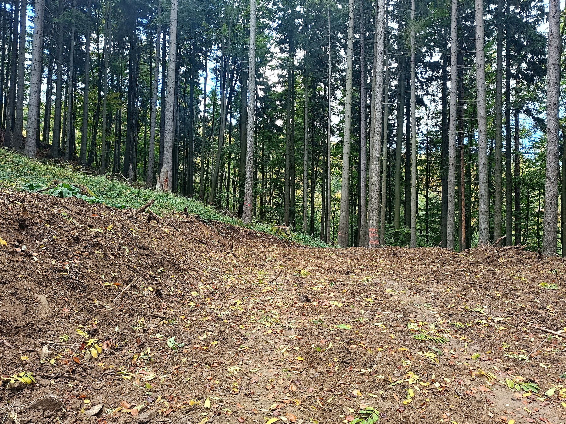 Hoštice – průběh prací